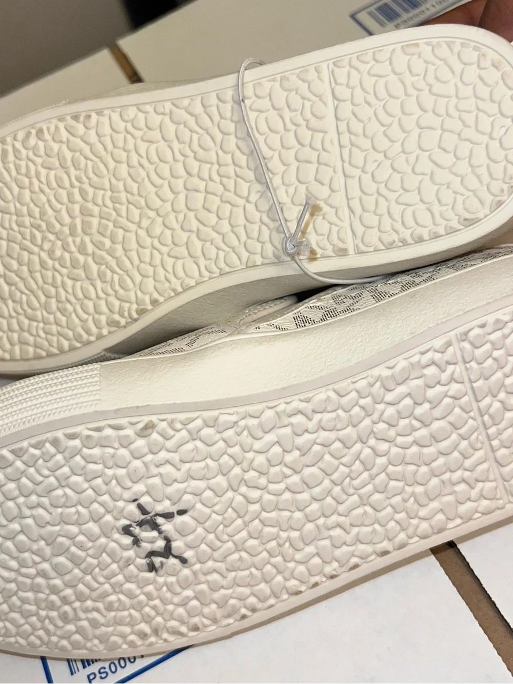 Michael Kors Kids' Danyon White Slip-On Sneakers